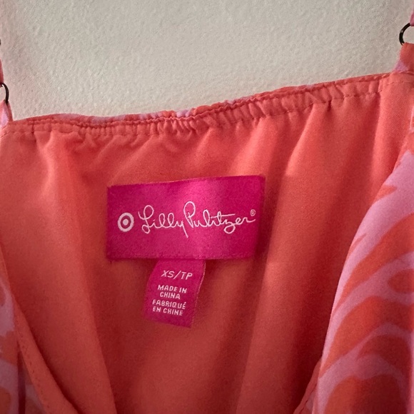 Lily Pulitzer Coral Sleeveless Dress - Picture 4 of 5